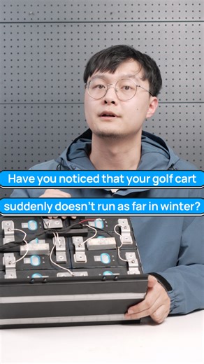 Is a Golf Cart’s Short Range Caused by a Bad Battery or Temperature Effects?🏌️‍♂️❄️ #dchousepower #dchouselithium #LiFePO4Battery #LithiumBattery #Battery #golfcarts #RV #trollingmotor | DC House Power