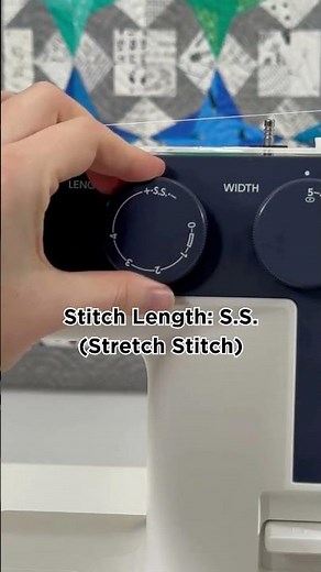 Using the Stretch Stitch on the 1522 Series