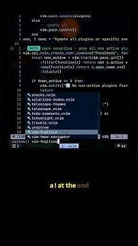 New Nightly VimPack Commands in Nvim 0.13 #shorts #neovim