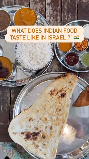 WHAT DOES INDIAN FOOD TASTE LIKE IN ISRAEL ?! 🇮🇳 . @talilama.il you guys know what your doing 🥰🤭😋 thank you for this amazing meal 🥰and vibes . And my first time having bagso cake cause its never vegan and gluten free and if your in Israel run to go taste it 😇 . Can I call myself a little Indian ? I feel like I can 😅so as an indian Jew 😂 It was so good to have these familiar tastes in my mouth together with the Israeli tahini on the side 🤭😋 cause tahini goes good with everything 😇 . R