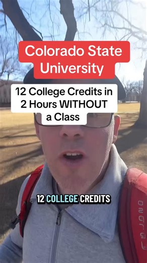 Josh See on Instagram: "12 credits of college credits WITHOUT a class using the CLEP Exam for French at Colorado State University. 34 different subject areas to choose from and 90 minutes long. Modern States.org has free CLEP Exam study material for almost every exam. Once you get through the study material, they’ll give you a CLEP Exam voucher to go take the exam for FREE. #clep #csu #coloradostate #collegesavings #fortcollins"