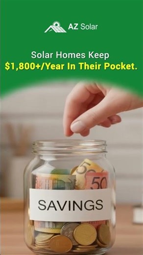 Save hundreds every year with AZ Solar! ☀️