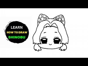 How To Draw Shinobu - Drawing Simple | Demon Slayer Easy Step By Step