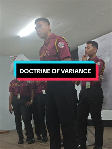 Doctrine of Variance explained for criminology students