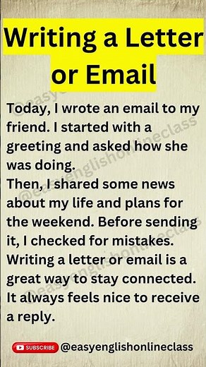 📧 How to Talk About Writing Emails in English | Listen & Repeat After Me