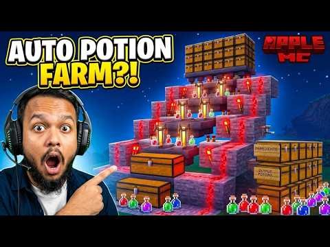 Minecraft Best Potion Farm Tutorial | Automatic Healing, Strength, Invisible Potions
