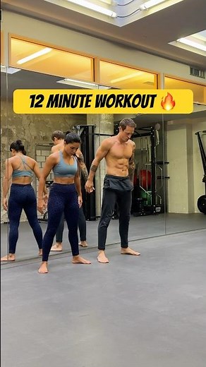 12 Minute No Equipment Workout 🔥 Full Body Bodyweight Burn