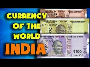 Currency of the world - India. Indian rupee. Exchange rates India. Indian banknotes, Indian coins
