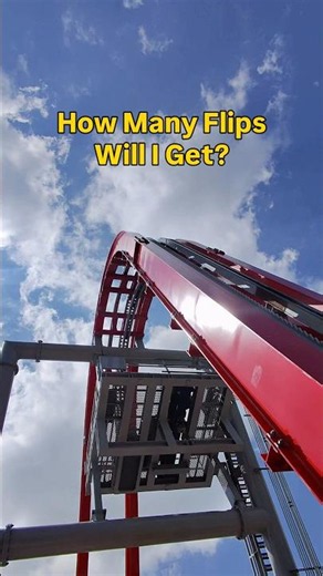 Did I Get The Most Flips EVER on Dragon Slayer at Adventureland?! | #shorts