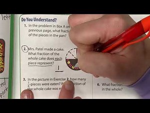 Envision 2.0 3rd grade lesson 12-2 fractions and regions