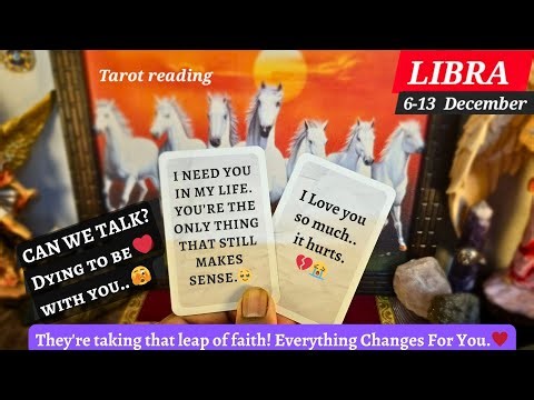 LIBRA ♎️ A LONG-OVERDUE EXPLANATION COMES IN FAST. THIS MOVES TOWARDS A SERIOUS RELATIONSHIP. DEC