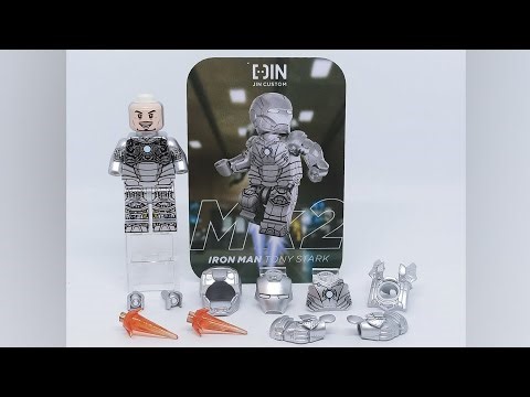 My Lego Custom Minifigures Collection Ironman Mark 2 from Jin Custom