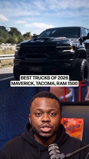 The 2026 Ram 1500 just claimed the top spot as the best full-size truck with luxury comfort and a powerful V8. The 2026 Ford Maverick and Toyota Tacoma also stand out as smart, fuel-efficient picks in the compact and mid-size truck segments. #ram1500 #fordmaverick #toyotatacoma #newtrucks2026 #truckbuying