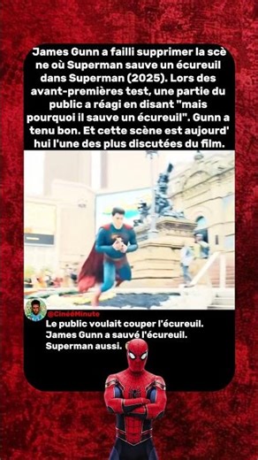 James Gunn Voulait Couper Cette Scène de Superman 😳🐿️