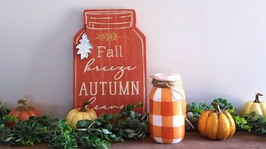 22K views · 99 reactions | One of my favorite ways to decorate for a season is super inexpensive. I paint mason jars! I have been doing this for every season or holiday for years. Today I am showing you how to paint buffalo check plaid on to your mason jar. https://www.weekendcraft.com/journal/how-to-paint-a-buffalo-check-mason-jar | Weekend Craft | Facebook