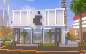 How to build an Apple Store in Minecraft 🍎 TUTORIAL