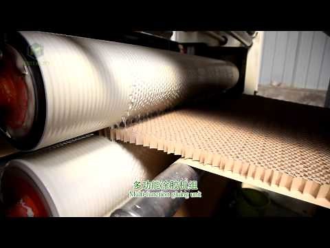 Full automatic honeycomb paperboard machine