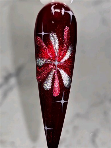 Celebratory New Year Nails with Glitter