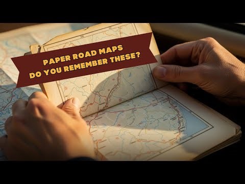 Paper Road Maps: How America Traveled Before GPS | Do You Remember These?