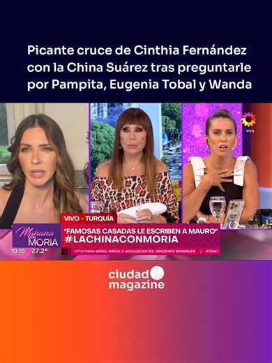 Reacción de la actriz ante pregunta en La Mañana con Moria