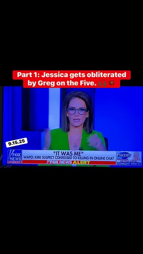 1.7M views · 15K reactions | Pt 1 Greg vs Jessica 9.15.25 #charliekirk #GregGutfeld #JessicaTarlov #thefive #foxnews #turningpointusa | Andrew Pollack - Parkland Parent | Facebook