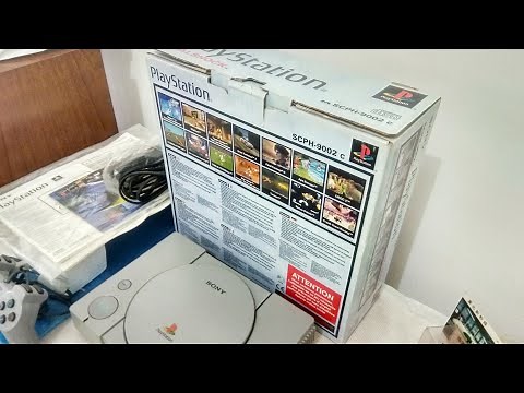 Unboxing PS1 Fat SCPH 9002 Playstation 1 Fat PAL Edition