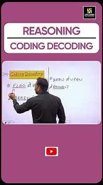 Reasoning Coding Decoding🔥| SSC, DP, Railway Exam Special #sscutkarsh