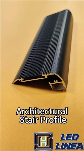Architectural Stair LED Profiles. Anti-slip hidden diffusers.