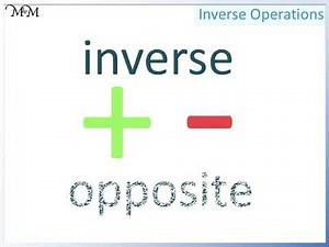 Inverse Operations: Subtraction to Addition