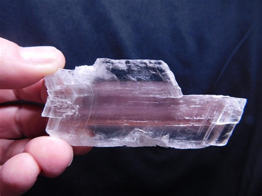 Selenite Crystal With Purple Limonite Inclusions From Santa Eulalia, Mexico - Etsy