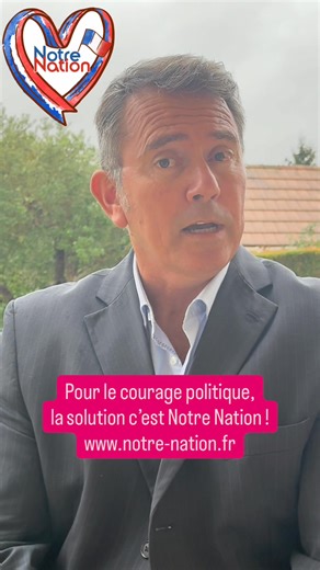 Le courage politique est dans l’ADN de Notre Nation. J’ai adressé hier un courrier au premier ministre afin de lui faire part de nos propositions représentant 80 Mds € d’économies. Être exemplaire en matière de gestion budgétaire, mettre fin à la gabegie de dépenses publiques et rendre plus de justice sociale et de pouvoir d’achat aux Français, voilà ce que nous proposons ! Rejoignez-nous pour porter haut et fort nos convictions : www.notre-nation.fr/adherer | Capitaine Hervé Moreau