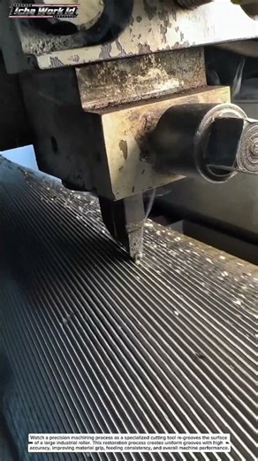 Inside the Precision Roll Re-Grooving Process | Restoring Industrial Roller Performance