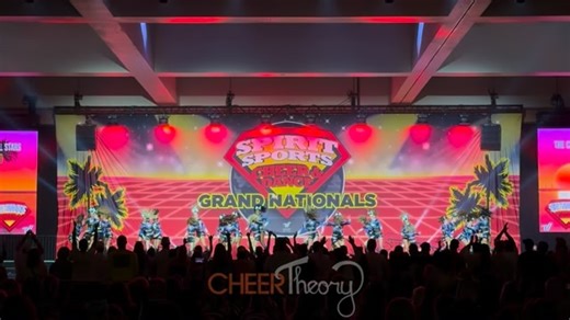 The California All Stars Reign casually putting up 12 stunts and scoring a 99.2833 at Spirit Sports Duel in the Desert 💥🔫💙cali.reign | Cheer Theory