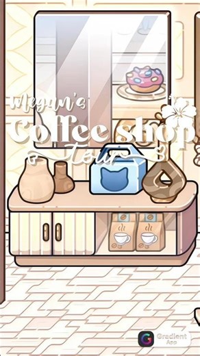 Megan’s Coffee Shop Tour || Avatar World #avatarworld #shorts #fyp #roleplay