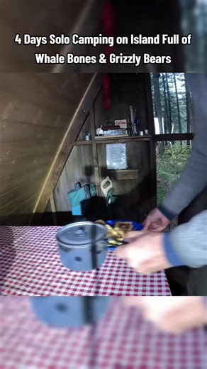 4 Days Solo Camping on Island Full of Whale Bones & Grizzly Bears #camping #Outdoors #cooking #outdoorcooking #outdoor #camp #cook #bushcraft #survive #survivalskill #survival #alaska