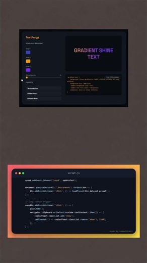 How to Make This Animated Gradient Text Generator ⚡ 🚀 ✨