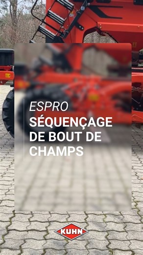 KUHN France on Instagram: "Pourquoi un séquençage bout de champs sur l’ESPRO ? 👉 La réponse en images… Descente de tous les éléments au même endroit 🔸 En partant de la fourrière : pas de semis dans une zone non travaillée 🔸 En arrivant en fourrière : pas de travail sur une zone déjà semée 👉 Les bénéfices : ✔ Fourrières plus courtes ✔ Meilleure implantation en bout de champs ✔ Plus de confort pour l’utilisateur #KUHN #TCS"