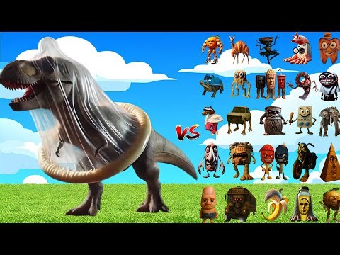 TIREXO DUREXO Vs All Secret Brainrot Bosses | Minecraft Mob Battle