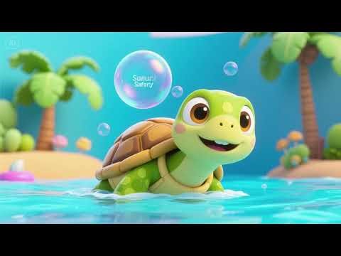 Turtle’s Bubble Safety Splash — Learning to Swim with Ocean Friends