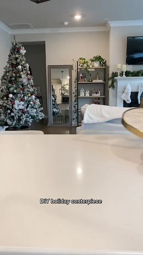 DIY Floating Candle Centerpiece for Christmas Decor