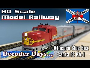 DCC Decoder Upgrade - Athearn Blue Box PA-1 Santa Fe