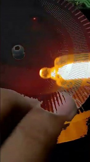 HOW TO USE TURNTABLE STROBOSCOPIC DISC || #strobedisc #stroboscopicdisc #recordplayer #shorts