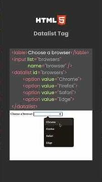 #HTML datalist: Auto-Suggestions Without Limits