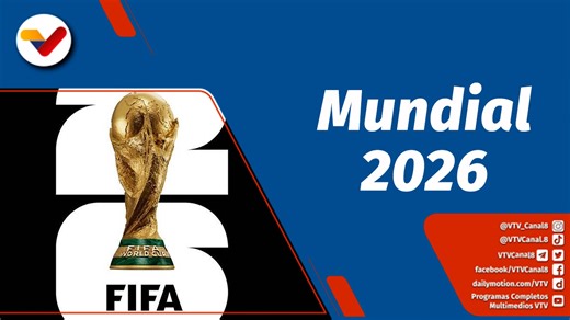 Deportes VTV | FIFA presenta logo y emblema del Mundial 2026