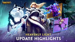 5K views · 96 reactions | The 9.3 - Heavenly Light Update released yesterday, and it is FULL of new content! If you want a recap of what released, make sure to check out the 9.3 Patch Overview Video! | Smite | Facebook