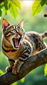 Billi Ki Awaaz Meow Meow 😺🔊 | Billi Ka Awaaz | Cat Sound | Savannah Cat Meowing Videos