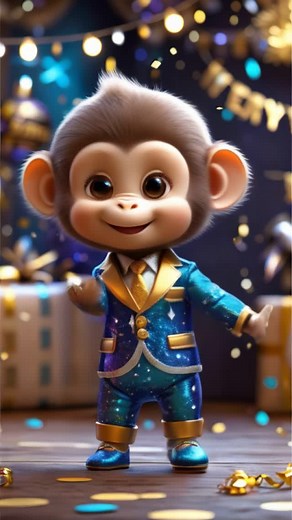 Cute Monkey Dance Video for Kids