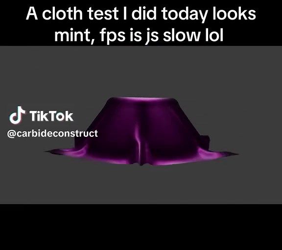 Cloth Simulation Test with Blender