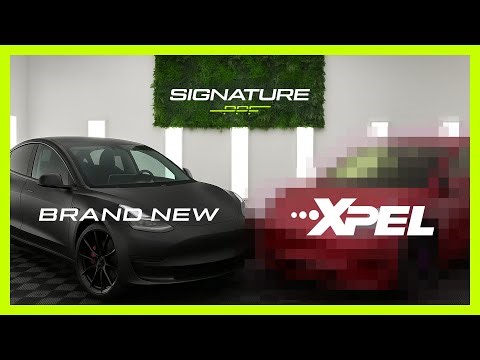 NEW XPEL Colour Paint Protection Film Tesla Model 3 Performance PT.1!