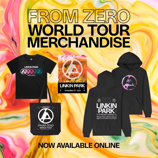 From Zero World Tour merchandise now available online. https://store.linkinpark.com/collections/from-zero | Linkin Park